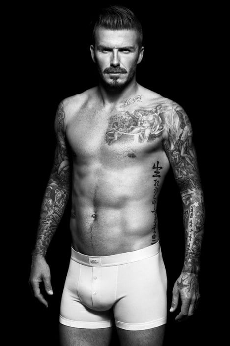 David Beckham świętuje sukces swojej kolekcji bielizny