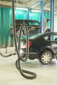 Image of a car repair garage